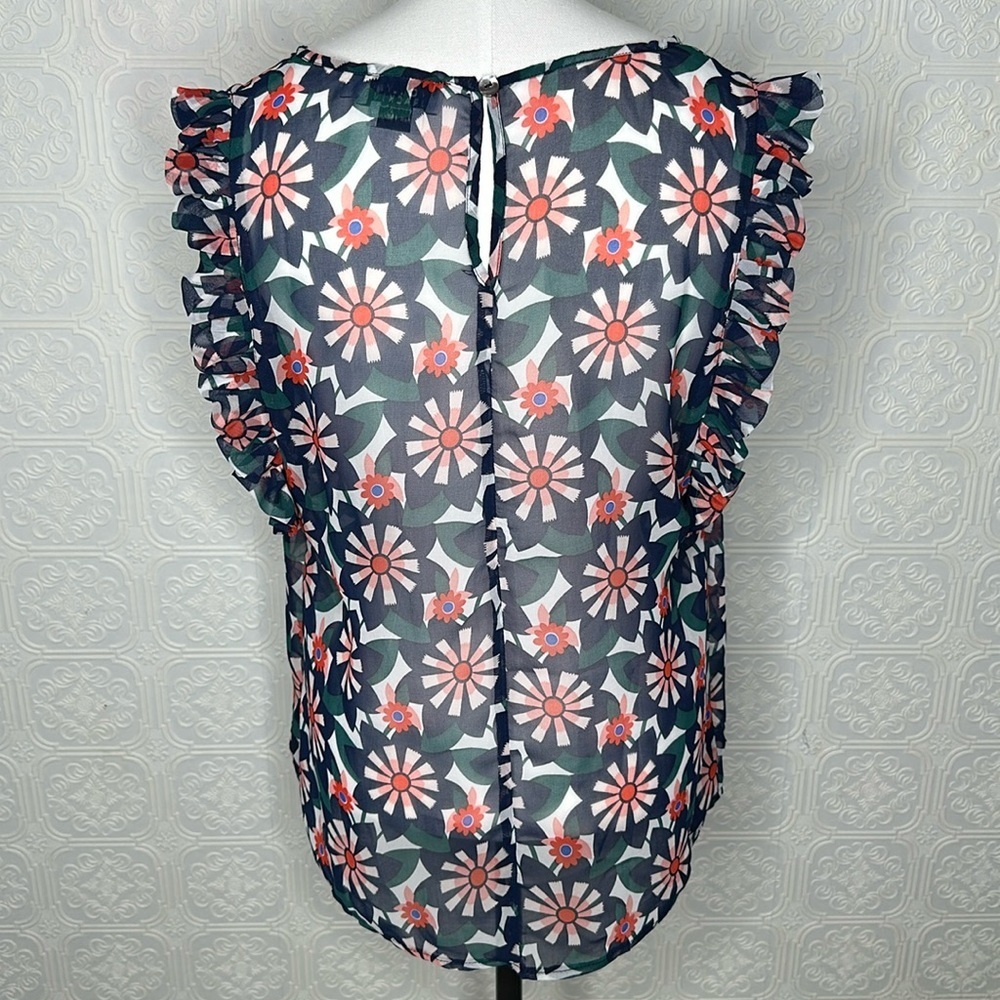 Molly Bracken | Ruth Ruffle Sleeve Tank Blouse - Picture 6 of 10